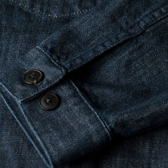 Sunspel Japanese Denim Jacket Denim Rinse Wash