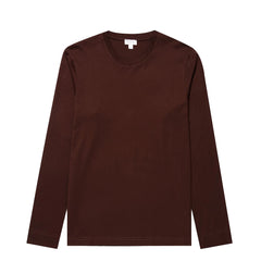 Sunspel L/S Riviera T-Shirt Bakelite