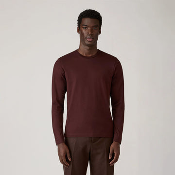Sunspel L/S Riviera T-Shirt Bakelite
