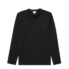Sunspel L/S Riviera T-Shirt Black