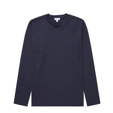 Sunspel LS Riviera T-Shirt Navy