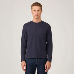 Sunspel LS Riviera T-Shirt Navy