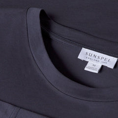 Sunspel LS Riviera T-Shirt Navy