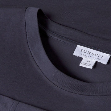 Sunspel LS Riviera T-Shirt Navy