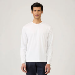 Sunspel LS Riviera T-Shirt White