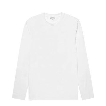 Sunspel LS Riviera T-Shirt White