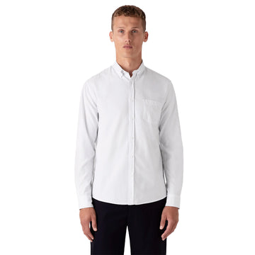 Sunspel L/S Oxford Shirt White - Parasol Store