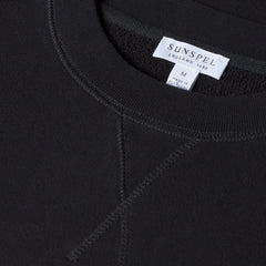 Sunspel Loopback Sweatshirt Black