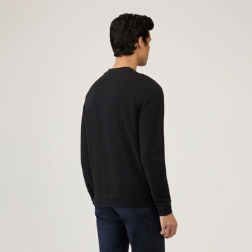 Sunspel Loopback Sweatshirt Black