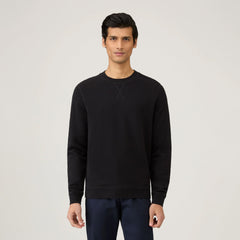 Sunspel Loopback Sweatshirt Black