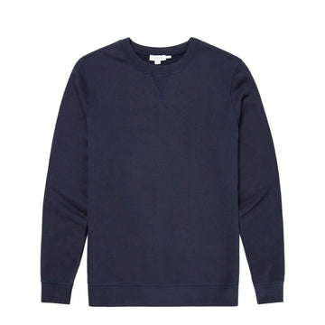 Sunspel Loopback Sweatshirt Navy - Parasol Store