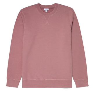 Sunspel Loopback Sweatshirt Vintage Pink Sunspel