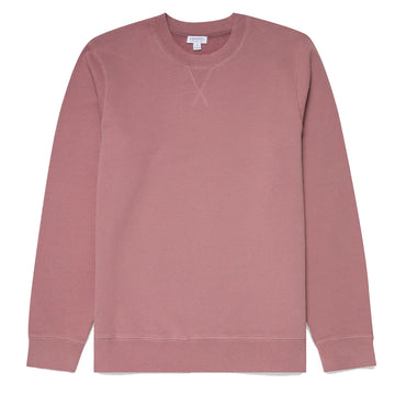 Sunspel Loopback Sweatshirt Vintage Pink Sunspel
