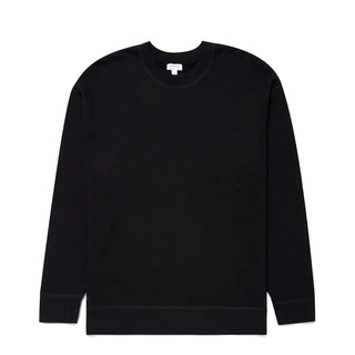 Sunspel Oversized Loopback Sweatshirt Black