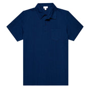 Sunspel Riviera Polo Shirt Real Indigo - Parasol Store