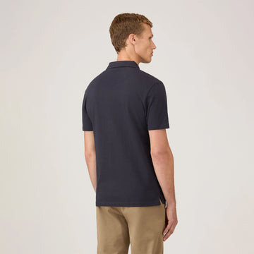Sunspel Riviera S/S Polo Shirt Navy - Parasol Store