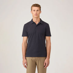 Sunspel Riviera S/S Polo Shirt Navy - Parasol Store
