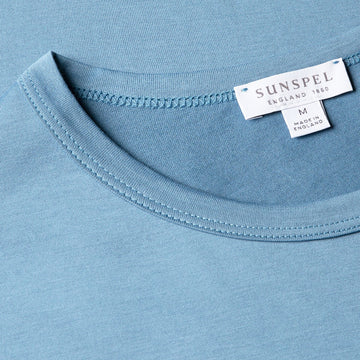 Sunspel SS Classic T-Shirt Airforce Blue