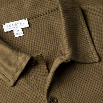 Sunspel S/S Riviera Polo Loden Green