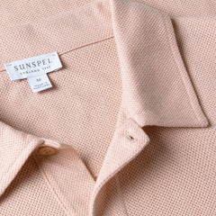 Sunspel SS Riviera Polo Pale Pink