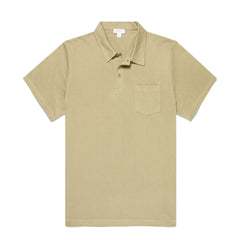 Sunspel SS Riviera Polo Shirt Pistachio