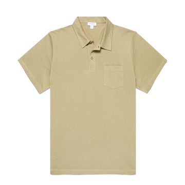 Sunspel SS Riviera Polo Shirt Pistachio