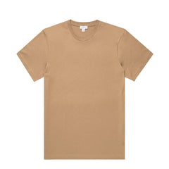 Sunspel S/S Riviera T-Shirt Dark Beige