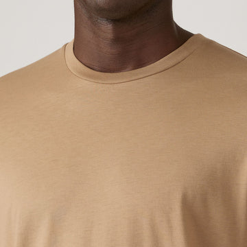 Sunspel S/S Riviera T-Shirt Dark Beige