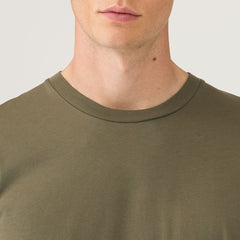 Sunspel SS Riviera T-Shirt Khaki