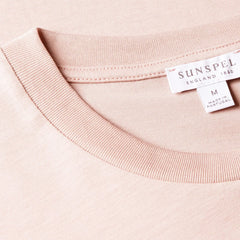 Sunspel SS Riviera T-Shirt Pale Pink