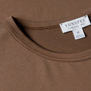 Sunspel S/S Classic T-Shirt Bark - Parasol Store