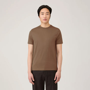 Sunspel S/S Classic T-Shirt Bark - Parasol Store