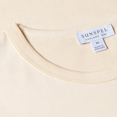 Sunspel S/S Crew Neck T-Shirt Undyed - Parasol Store