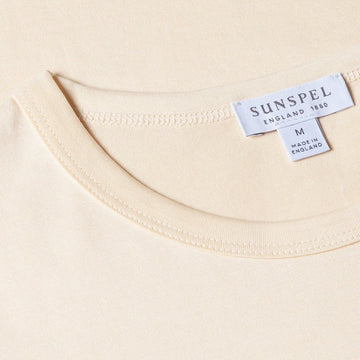 Sunspel S/S Crew Neck T-Shirt Undyed - Parasol Store