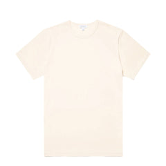 Sunspel S/S Crew Neck T-Shirt Undyed - Parasol Store