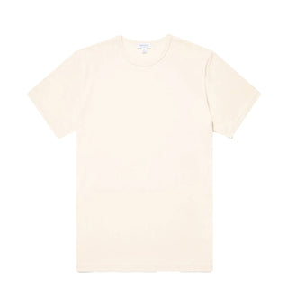 Sunspel S/S Crew Neck T-Shirt Undyed - Parasol Store