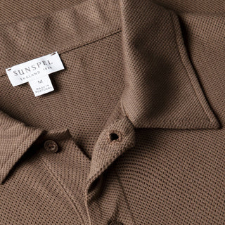 Sunspel S/S Riviera Polo Bark - Parasol Store