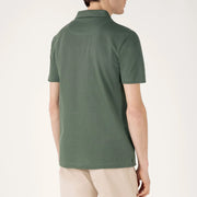 Sunspel S/S Riviera Polo Dark Green - Parasol Store