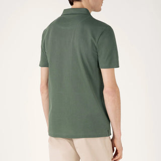 Sunspel S/S Riviera Polo Dark Green - Parasol Store