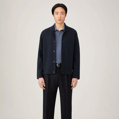 Sunspel S/S Riviera Polo Selvedge Blue - Parasol Store