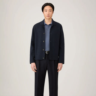 Sunspel S/S Riviera Polo Selvedge Blue - Parasol Store