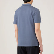 Sunspel S/S Riviera Polo Selvedge Blue - Parasol Store