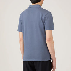 Sunspel S/S Riviera Polo Selvedge Blue - Parasol Store
