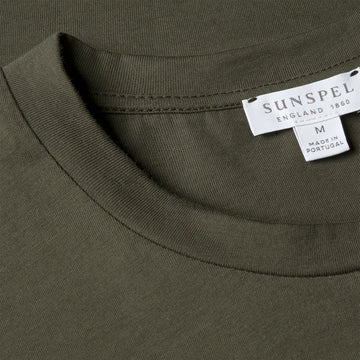 Sunspel S/S Riviera T-Shirt Dark Green - Parasol Store