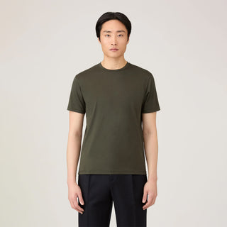 Sunspel S/S Riviera T-Shirt Dark Green - Parasol Store