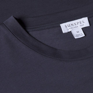 Sunspel S/S Riviera T-Shirt Navy - Parasol Store
