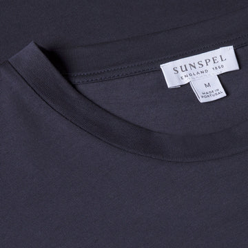 Sunspel S/S Riviera T-Shirt Navy - Parasol Store