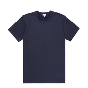 Sunspel S/S Riviera T-Shirt Navy - Parasol Store