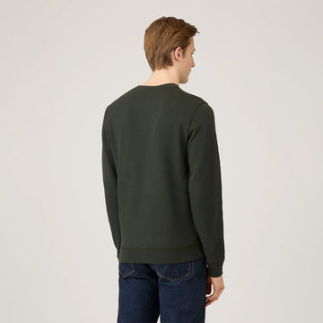 Sunspel Sweatshirt Dark Green - Parasol Store