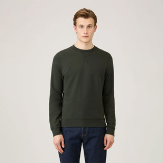 Sunspel Sweatshirt Dark Green - Parasol Store